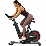 AsVIVA S15 Indoor Bike | Heimtrainer Fahrrad & Indoor Cycle mit 20 kg Schwungmasse, leisem Riemenantrieb & Bluetooth App-Steuerung