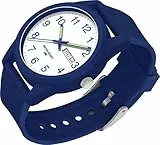 findtime Armbanduhr Herren Quarzuhr Analog, Sporliche Uhr Herren Damen 5ATM Wasserdicht Silikonband Casual Armbanduhren für Jugendliche mit Datum Wochentag Leuchtzeiger Große Zahlen Blau