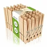 Holz Wäscheklammern A00148025 Natur aus Birkenholz, 84 mm, 50 Stück, 84mm