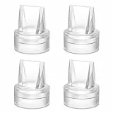 Nuliie Milchpumpen Zubehör, Ventile Ersatz für Nuliie tragbare Milchpumpe Elektrisch mit Aufbewahrungstasche (Modell: 8806) 4Pcs Duckbill Ventile