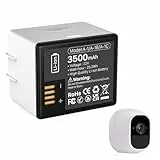WAEUUKKPO 1 Stück Akku für Arlo Pro, Pro 2, 3500mAh Ersatz-Akku Wiederaufladbare Lithium-Batterien für Arlo Pro/Pro 2 Kamera VMA4400 VMC4030 VM4230 VMS3230 VM4030