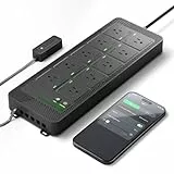 Mars Hydro iHub-Pro, Smart 10AC Power Strip Kit – 10-Fach Steckdosenleiste, All-in-One Grow-Room-Hub mit WiFi-Umgebungssteuerung für Licht, Temperatur, Luftfeuchtigkeit & VPD
