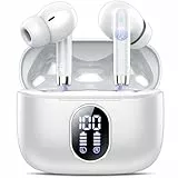 Bluetooth 5.4 Kopfhörer, 2025 Neue Kopfhörer Kabellos Sport In Ear Headphones mit 4 ENC Mics, 40 Std Kabellose Kopfhörer Tiefer Bass, Noise Cancelling Earbuds mit LED-Anzeige Kompatibel Android iOS
