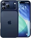 CASEKOO Matt Power für iPhone 17 Pro Hülle [TOP Militärschutz & Kameraschutz] Stoßfeste Kratzfeste Schutzhülle (Anti-Fingerabdruck) Dünne Mattierte Handyhülle für iPhone 17 Pro Case, Blau
