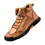 Generisch Herren Schuhe Leder Sneaker Lässige Schuhe Herren Mit Schnürsenkel Freizeitschuh Rutschfest Berufsschuhe Wandern Wanderstiefel Bequem Walkingschuhe Mit Plateau Schnürschuhe