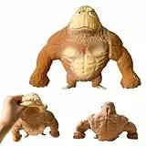 HOVCEH Gorilla Stressabbau Spielzeug, Gorilla Stress Toy, Gorilla-Figur zum Stressabbau, Gummi AFFE Spielzeug, Squishy Monkey Toy Geeignet für Freizeit, Unterhaltung, Stressabbau