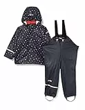 CareTec Unisex Kinder Rainwear Set - Pu W/O Fleece Rain Pants, Baked Apple (443), 116 EU