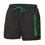 Zagano Adam Lipski Badehose Herren 5115 - Badehosen Männer Schwimmhose - Badeshorts - Bad Strand Boxer Shorts for Men - Kurze Hosen - Trainingshose Beachshorts Titanium grau Gr. 4XL