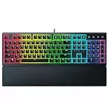 Razer Ornata V3 - Flache Mecha-Membran-Gaming Tastatur (Hybrid Mecha-Membran-Switches, Magnetische Soft-Touch-Handballenauflage) QWERTY US-Layout | Schwarz