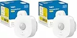 TP-Link Tapo T100 Bewegungsmelder, für Alarmanlage und Smart Home, Weitbereichserkennung, Batterielebensdauer über 1 Jahr, Tapo Hub Benötigt (Packung mit 2)