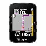 Bryton Rider 550 GPS Fahrradcomputer mit 37 Stunden Akkulaufzeit, 2,8-Zoll Farbdisplay und Fahrradnavigation
