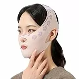 Face Sculpting V Face Beauty Schlafmaske Nasolabial Falten Verbandsmaske ist atmungsaktiv und elastisch, um das Kinn zu straffen (rosa(Einteilig fächerförmig))