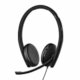 EPOS C10 USB-Headset mit Mikrofon, kabelgebundene Kopfhörer mit einfacher und flexibler USB-C-Verbindung und EPOS BrainAdapt-Technologie.