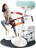 CLOUVOU Nexus Bürohocker ergonomisch [ORIGINAL] Stehhocker höhenverstellbar von 47cm bis 64cm - Ergonomischer Hocker Büro - Wackelhocker zur Stärkung des Rückens - Ergonomische Stehhilfe Büro