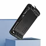 Backplate Shell for Steam Deck, Better Heat Dissipation Back Cover DIY Edition Replacement Back Housing Case for Steam Deck Gaming Consoles (Black)