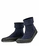FALKE Stoppersocken Cosyshoe M Hp Wolle rutschhemmende Noppen 1 Paar, Blau Dark Blue 6680, 43-44