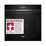Siemens HB774G1B1, Stiftung Warentest Testsieger*, iQ700 Smarter Einbau-Backofen 60x60 cm, Made in Germany, activeClean Pyrolyse & humidClean Hydrolyse, Air Fry, Automatikprogramme, Touchscreen