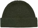 Marc OߴPolo Denim Herren Strickmütze aus elastischem Rippstrick Beanie, Grün (Pineneedle), One Size