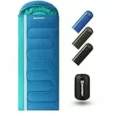 Bessport Schlafsack für Camping 3-4 Jahreszeiten Wasserdichter Leicht Schlafsack in 5 ℃ bis 15 ℃ für Erwachsene, Camping und Outdoor