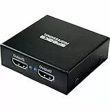 SpeaKa Professional SP-HDS-220 1+2 Port HDMI-Splitter Ultra HD-fähig 3840 x 2160 Pixel Schwarz