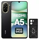 XIAOMI Redmi A5 Smartphone 6,88' 120Hz Display, 64GB+3GB, 32MP AI-Kamera, 5200 mAh Akku, Seiten-Fingerprint-Sensor (Schwarz)