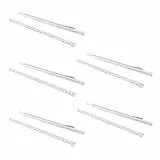 Emuca - Schubladenführungen mit Rollen und Teilauszug, Weiß lackiert, 600 mm, 5 Stück