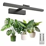 SANSI LED Pflanzenlampe Vollspektrum für Zimmerpflanzen, 35W Wandmontage Grow Lampe mit Fernbedienung, 350W Äquivalent Wachstumslampe für Pflanzen mit 4 Stufen Dimmerbar, 4/8/12 Stunden Auto Timer
