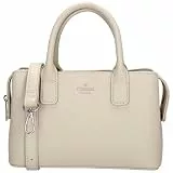 Charm London Handtasche Damen - Bag for Women Work Bag - Große Handtasche mit Vielen Fächern - Umhängetasche Leder - Tasche Damen Arbeit Büro - Beige