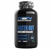 Water Out Komplex - 180 vegane Kapsel - Mit Grüntee, Brennessel, Löwenzahn, Artischocken Extrakt, Cranberry - Natürliche Alternative