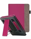 WALNEW Ständer Hülle für 7' Kindle Paperwhite 12. Generation 2024 und Kindle Colorsoft Signature Edition, Kickstand Schutzhülle Tasche mit Zwei Handschlaufe und Auto Sleep/Wake Funktion