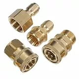 Sosoport Hochdruckreiniger-zubehör Adapter-set Für Hochdruckreiniger Schnellkupplungen Für Schläuche Anschlusssatz Für Reinigungsgeräte Passend Für Autowaschanlagen