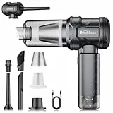 HOMEKANE Handstaubsauger, 15000Pa Stark Autostaubsauger Akku mit Bürstenloser Motor, 5 in 1 Kabellos Staubsauger für Büro, Haus, Küche, Tierhaare