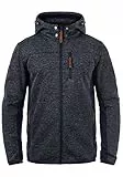 Indicode Grosvenor Herren Softshell Jacke Funktionsjacke Übergangsjacke Mit Kapuze, Größe:M, Farbe:Navy (400)