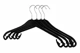 Kleiderbügel NA 43 cm aus Kunststoff 20 Stück - 360° drehbarer Haken - platzsparend - Hemdenbügel - Blusenbügel - Mäntel - schneller Versand - Made in Germany