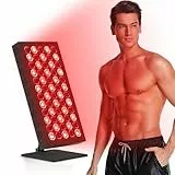 Trayvespace Red Light Lamp Heat Lamp Face Rotlichtlampe Gesicht, 50W Hochleistungs Nah Rotlichtlampe Therapie mit Kühlgebläse, 10/20/30min Timer, 5 Helligkeits Rotlichtlampe Wärmelampe