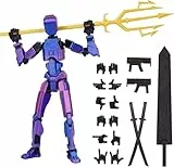 DKIIL NOIYB T13 Action Figure, Bereits Montiert 3D Printed Actionfigure, Titan 13 Actionfigur mit 6 Waffen 6 Paar Hände, Lucky 13 Actionfiguren Beweglich, S13 Figure Desktop-Dekorationen (A5)