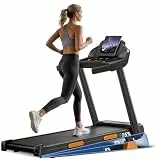 LONTEK Laufband für Zuhause Klappbar mit Steigung, Laufbänder 12KM/H, Treadmill for Home mit 3,0-PS-Motor und LED-Anzeige, Max Belastung 136KG