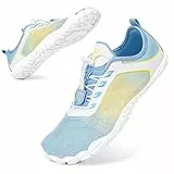 Bigzagger Barfußschuhe Damen Herren Traillaufschuhe mit Breite Zehenbox und Zero-Drop Sohlen Leicht Atmungsaktiv Barfuss Schuhe Komfort rutschfest Zehenschuhe Sportschuhe Fitnessschuhe