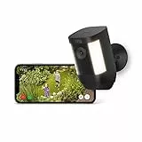 Ring Spotlight Kamera Pro Akku (Spotlight Cam Pro Battery) | 2K-Video mit Ring Vision, 3D-Bewegungserfassung, LED-Spotlights, Selbstinstallation | 30-tägige kostenlose Testphase für Ring Home