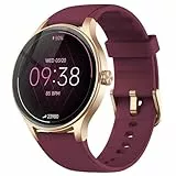 Fitpolo Smart Watch Damen, HD AMOLED-Display Smartwatch Damen mit Telefonfunktion/KI-Sprachassistent, Fitnessuhr 120+ Sportmodi IP68 Wasserdicht Fitness Tracker mit SpO2 Schrittzähler Schlafmonitor
