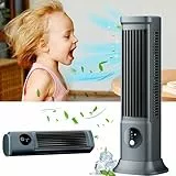 Coldeez Cooling Ace 3.0, Vianys Cooling Ace 3.0, Mobile Klimaanlage mit 360° einstellbare Windrichtung, Leise Tragbare Klimagerät Ventilator mit 3 Geschwindigkeiten für Schlafzimmer Büro