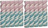 CAPTAIN PLAY Gender Reveal Party Deko mit 20 Marshmallows in Blau und Rose, Süßigkeiten in Einzelverpackung für Gender Reveal Box (Packung mit 2)