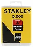Stanley Klammern Typ A 6 mm, 5000 Stück, 1-TRA204-5T