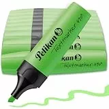 Pelikan Textmarker 490, 10 x Neon-Grün, 10 Stück, mit Keilspitze