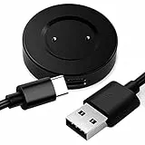 OcioDual 80 cm USB-Kabel + 2-Pin-Ladestation, Schwarz, Kompatibel mit Huawei Watch GT/2/2E, Kompatibel mit Honor Watch Dream, Watch Magic/2, Magnetisches Ladegerät
