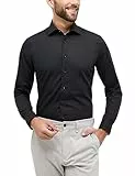 ETERNA Male Original Shirt Slim FIT 42_H_1/1, 1/1, schwarz
