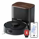 SwitchBot K11+ Saugerroboter mit Mopp, 6000Pa Saugkraft, 90 Tage Staubauffang, Selbstentleerung, LDS Smarte Kartierung, schlankes 3,6' Design, kompatibel mit Apple Home, Alexa, Google Home und Matter