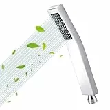 Handbrause Hochdruck Edelstahl 304 Duschkopf mit Selbstreinigenden Silikondüsen Starker Wasserstrahl für Erfrischendes Duscherlebnis Wassersparend & Einfache Montage