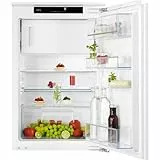 AEG Einbau-Kühlschrank 88cm mit 4-Sterne-Gefrierfach, Serie 5000 OptiSpace: 1x vielfach verstellbare & 1x teilbare Glasablage, großer Kühl- (104L) & Gefrierraum (14L), LCD-Display, Festtür, TSF5O88WDF