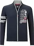 Jan Vanderstorm Herren Strickjacke Roluf dunkelblau, L - 52/54